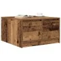 Mesa de centro con cajones madera vieja 70,5x70x40 cm by , Coffee table - Ref: Foro24-3328415, Price: 115,36 €, Discount: %