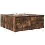 Mesa de centro con cajones roble ahumado 100x100x40 cm de , Mesas de centro - Ref: Foro24-3328403, Precio: 165,33 €, Descuent...