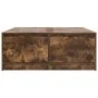 Mesa de centro con cajones roble ahumado 100x100x40 cm de , Mesas de centro - Ref: Foro24-3328403, Precio: 165,33 €, Descuent...
