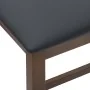 Sillas de bar con cojines 2 uds madera maciza marrón caucho de , Taburetes de cocina - Ref: Foro24-4102577, Precio: 103,37 €,...
