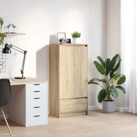 Armario con cajón Roble Sonoma 55,5x34x119,5 cm by , Sideboards - Ref: Foro24-861645, Price: 92,48 €, Discount: %
