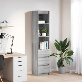 Aparador gris Sonoma 37,5x35x180 cm Madera de ingeniería von , Sideboards - Ref: Foro24-861666, Preis: 96,41 €, Rabatt: %