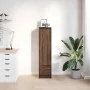 Aparador alto roble marrón 29,5x34x119,5 cm madera ingeniería de , Aparadores - Ref: Foro24-861658, Precio: 70,37 €, Descuent...