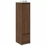 Aparador alto roble marrón 29,5x34x119,5 cm madera ingeniería de , Aparadores - Ref: Foro24-861658, Precio: 70,37 €, Descuent...