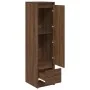 Aparador alto roble marrón 29,5x34x119,5 cm madera ingeniería de , Aparadores - Ref: Foro24-861658, Precio: 70,37 €, Descuent...