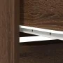 Aparador alto roble marrón 29,5x34x119,5 cm madera ingeniería de , Aparadores - Ref: Foro24-861658, Precio: 70,37 €, Descuent...
