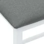 Sillas de bar con cojines 2 uds madera maciza blanca caucho de , Taburetes de cocina - Ref: Foro24-4102580, Precio: 105,37 €,...
