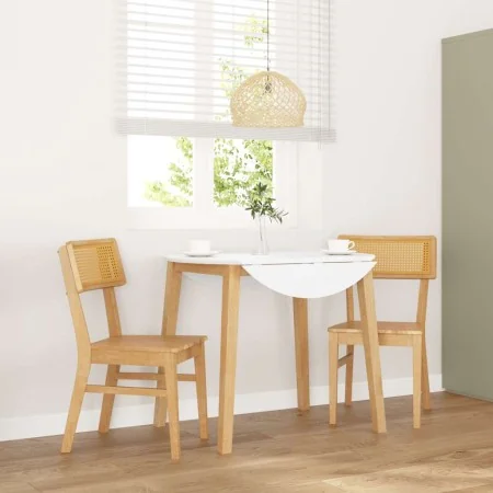 Sillas de comedor 2 unidades madera maciza de caucho de , Sillas de comedor - Ref: Foro24-4102464, Precio: 168,19 €, Descuent...