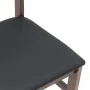 Sillas de comedor con cojines 2 uds madera maciza marrón caucho de , Sillas de comedor - Ref: Foro24-4102418, Precio: 78,06 €...