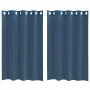 Cortinas de gasa con ojales 2 uds azul real by , Curtains and curtains - Ref: Foro24-4102114, Price: 13,89 €, Discount: %