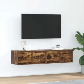 Muebles de TV 2 uds madera ingeniería color roble 60x31x25,5 cm by , TV Furniture - Ref: Foro24-861499, Price: 78,46 €, Disco...