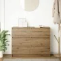 Aparador Artisan Roble 100x35x76 cm Madera de ingeniería de , Aparadores - Ref: Foro24-3328506, Precio: 143,77 €, Descuento: %