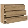 Aparador Artisan Roble 100x35x76 cm Madera de ingeniería de , Aparadores - Ref: Foro24-3328506, Precio: 143,77 €, Descuento: %
