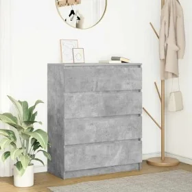 Aparador de madera de ingeniería gris hormigón 80x35x99 cm de , Aparadores - Ref: Foro24-3328483, Precio: 126,00 €, Descuento: %