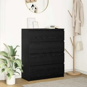 Aparador de madera de roble negro 80x35x99 cm by , Sideboards - Ref: Foro24-3328481, Price: 133,96 €, Discount: %