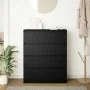 Aparador de madera de roble negro 80x35x99 cm de , Aparadores - Ref: Foro24-3328481, Precio: 133,96 €, Descuento: %