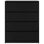 Aparador de madera de roble negro 80x35x99 cm de , Aparadores - Ref: Foro24-3328481, Precio: 133,96 €, Descuento: %