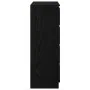Aparador de madera de roble negro 80x35x99 cm de , Aparadores - Ref: Foro24-3328481, Precio: 133,96 €, Descuento: %