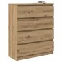 Aparador Artisan Roble 80x35x99 cm Madera de ingeniería de , Aparadores - Ref: Foro24-3328488, Precio: 130,84 €, Descuento: %