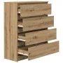 Aparador Artisan Roble 80x35x99 cm Madera de ingeniería de , Aparadores - Ref: Foro24-3328488, Precio: 130,84 €, Descuento: %