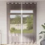 Cortinas de gasa con ojales 2 uds marrón 140x300 cm de , Cortinas y visillos - Ref: Foro24-4102070, Precio: 16,17 €, Descuent...