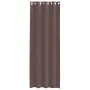 Cortinas de gasa con ojales 2 uds marrón 140x300 cm de , Cortinas y visillos - Ref: Foro24-4102070, Precio: 16,17 €, Descuent...