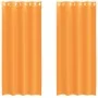 Cortinas de gasa con ojales 2 uds naranja 140x225 cm de , Cortinas y visillos - Ref: Foro24-4102091, Precio: 15,00 €, Descuen...