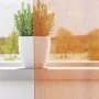 Cortinas de gasa con ojales 2 uds naranja 140x225 cm de , Cortinas y visillos - Ref: Foro24-4102091, Precio: 15,00 €, Descuen...