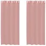 Cortinas de gasa con ojales 2 uds rosa 140x245 cm de , Cortinas y visillos - Ref: Foro24-4102098, Precio: 15,26 €, Descuento: %