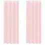 Cortinas de gasa con ojales 2 uds rosa claro 140x260 cm by , Curtains and curtains - Ref: Foro24-4102087, Price: 15,55 €, Dis...