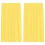 Cortinas de gasa con trabillas 2 uds amarillo 140x175 cm by , Curtains and curtains - Ref: Foro24-4102317, Price: 14,56 €, Di...