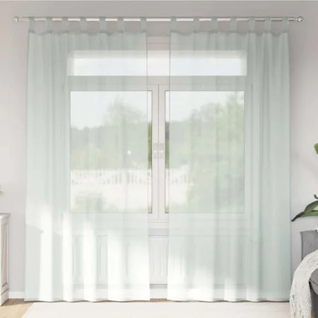 Cortinas de gasa con trabillas 2 uds gris claro 140x245 cm by , Curtains and curtains - Ref: Foro24-4102299, Price: 14,92 €, ...