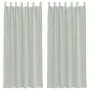 Cortinas de gasa con trabillas 2 uds gris claro 140x245 cm by , Curtains and curtains - Ref: Foro24-4102299, Price: 14,92 €, ...