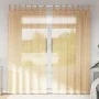 Cortinas de gasa con trabillas 2 uds arena 140x225 cm de , Cortinas y visillos - Ref: Foro24-4102308, Precio: 14,28 €, Descue...