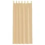 Cortinas de gasa con trabillas 2 uds arena 140x225 cm de , Cortinas y visillos - Ref: Foro24-4102308, Precio: 14,28 €, Descue...