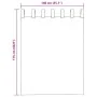 Cortinas de gasa con trabillas 2 uds terracota 140x175 cm von , Vorhänge und Gardinen - Ref: Foro24-4102322, Preis: 13,65 €, ...
