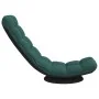 Silla giratoria de suelo de tela verde oscuro 70x51x79 cm by , Floor chairs - Ref: Foro24-4019729, Price: 123,15 €, Discount: %
