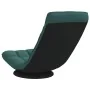 Silla giratoria de suelo de tela verde oscuro 70x51x79 cm by , Floor chairs - Ref: Foro24-4019729, Price: 123,15 €, Discount: %
