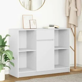 Aparador con cajón blanco 101x35x76 cm madera de ingeniería de , Aparadores - Ref: Foro24-861562, Precio: 93,51 €, Descuento: %