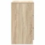 Mesillas de noche con 3 cajones 2 uds roble Sonoma 39x35x65 cm de , Mesitas de noche - Ref: Foro24-861342, Precio: 105,95 €, ...