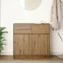 Aparador con cajón roble artesanal 80x34x76cm madera ingeniería de , Aparadores - Ref: Foro24-861543, Precio: 84,23 €, Descue...