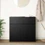 Aparador con cajón roble negro 80x34x76 cm madera de ingeniería de , Aparadores - Ref: Foro24-861536, Precio: 88,97 €, Descue...