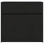 Aparador con cajón roble negro 80x34x76 cm madera de ingeniería de , Aparadores - Ref: Foro24-861536, Precio: 88,97 €, Descue...
