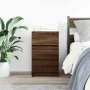 Mesilla de noche con 3 cajones roble marrón 39x35x65 cm de , Mesitas de noche - Ref: Foro24-861349, Precio: 60,33 €, Descuent...