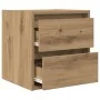 Mesitas de noche de pared 2 uds roble artisan 38x34x40 cm by , Nightstands - Ref: Foro24-861264, Price: 84,49 €, Discount: %