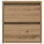 Mesitas de noche de pared 2 uds roble artisan 38x34x40 cm by , Nightstands - Ref: Foro24-861264, Price: 84,49 €, Discount: %