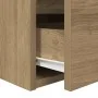 Mesitas de noche de pared 2 uds roble artisan 38x34x40 cm by , Nightstands - Ref: Foro24-861264, Price: 84,49 €, Discount: %