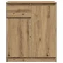 Aparador con cajón roble artesanal 71x35x84cm madera ingeniería de , Aparadores - Ref: Foro24-861597, Precio: 88,54 €, Descue...