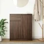 Aparador con cajón roble marrón 71x35x84 cm madera ingeniería de , Aparadores - Ref: Foro24-861595, Precio: 88,41 €, Descuent...