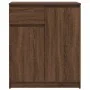 Aparador con cajón roble marrón 71x35x84 cm madera ingeniería de , Aparadores - Ref: Foro24-861595, Precio: 88,41 €, Descuent...